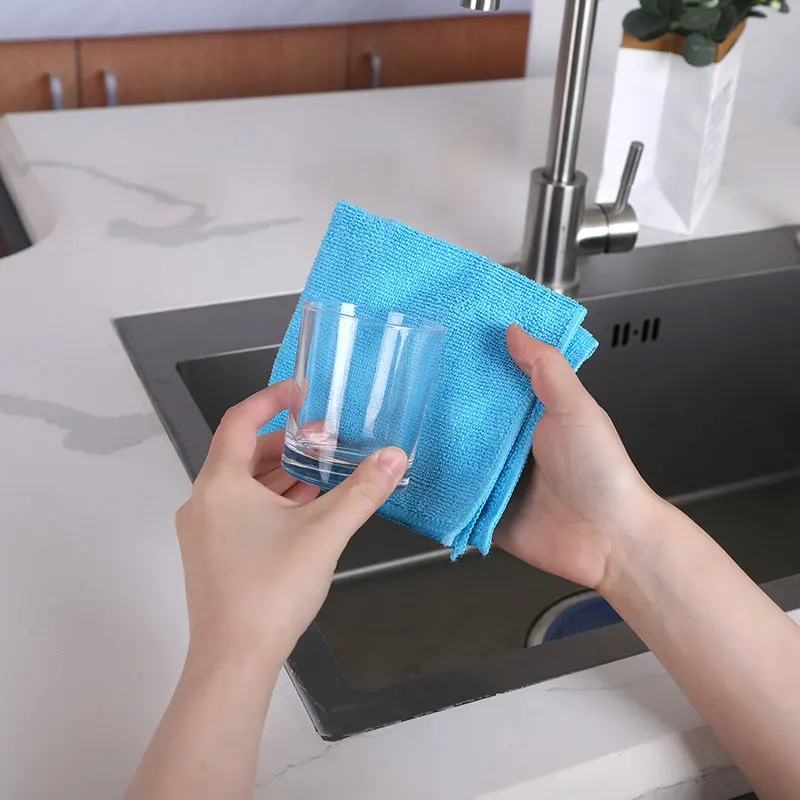 5 قطع من مناشف التنظيف المنزلية، مناديل تنظيف متعددة الوظائف لأطباق نافذة المطبخ