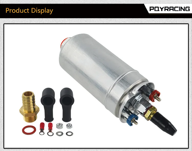 Modified auto parts 044 OEM: 0580 254 044 Poulor 300lph fuel pump with packaging.