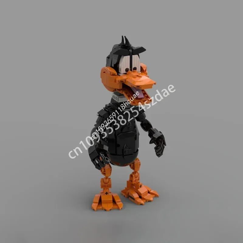 

Набор из 492 коллекционных минифигурок Looney Tunes - Модель Даффи Дака, конструктор MOC, развивающие креативные строительные блоки, игрушки-подарки