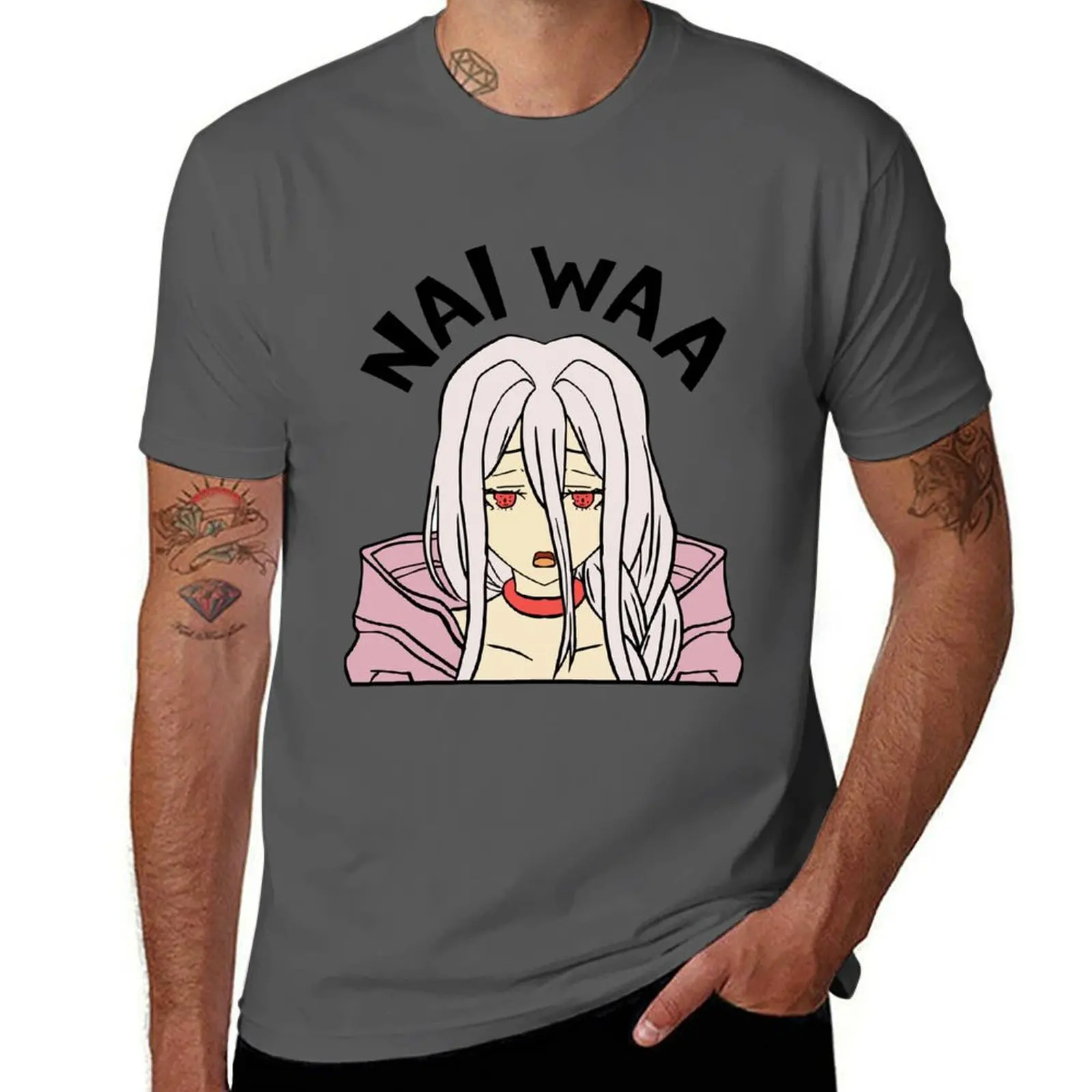 

Great Model Kumoko Human Form Shiraori So Im A Spider Anime Text White Awesome For Movie Fan T-Shirt