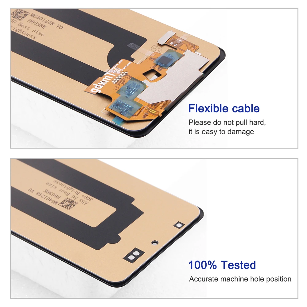 100% Tested For Samsung Galaxy A53 5G LCD Display With Frame Panel Touch Screen Digitizer Assembly For samsung A536 A536B Screen image 4