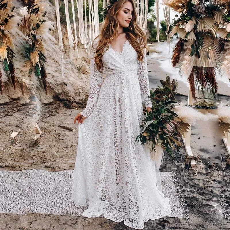 

Pregnant Woman Evening Dress for Baby Shower Outfit Maternity Shooting Dresses Photography Elegant Ladies White Lace Maxi Robe