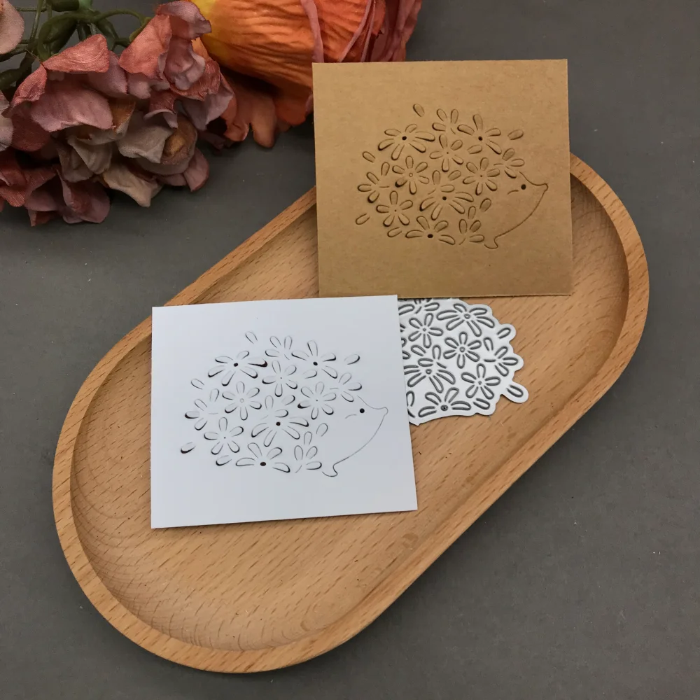 

1pcs metal cutting dies cut die mold Hedgehog Scrapbook paper craft blade punch stencils dies