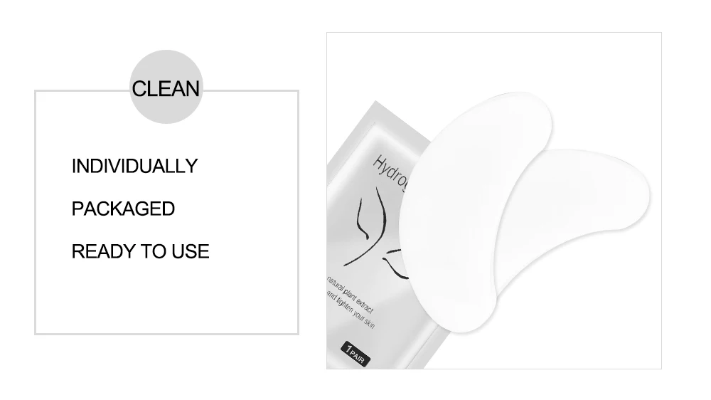 50 Paar Wimpernverlängerungs-Patches, Hydrogel-Patches, Gel-Pad, Make-up, Wimpernlift-Werkzeuge, unter den Augenklappen, Pads für Wimpernverlängerung – Detail 7