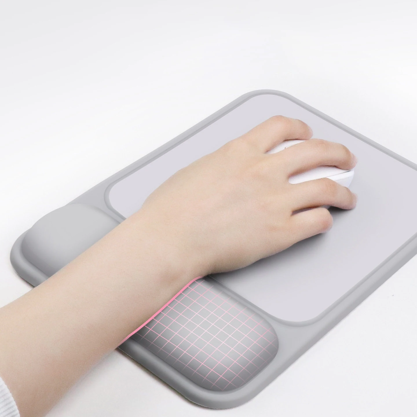 Gradient Ergonomics Mouse Pad Comfortable Wrist Support Non Slip Mice Mat Soft Mousepad Wrist Rest Computer Silicone Mouse Pad