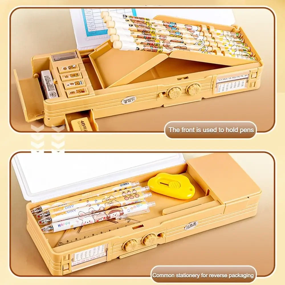 Capybara Pencil Case High Quality Capibara Pen Case Cute Pencil Holder Multi Functional Password Pen Box For Gift Student