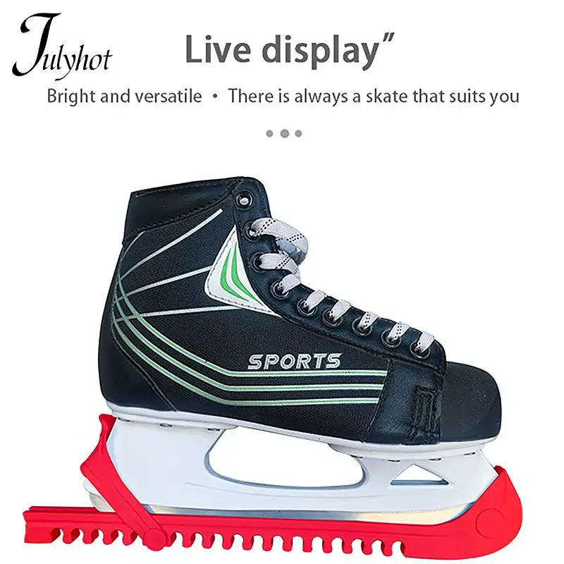 Juste de protection de lame de patin réglable, housse de protection universelle, manchon de protection pour le hockey sur glace, empêche la lame, 1 paire