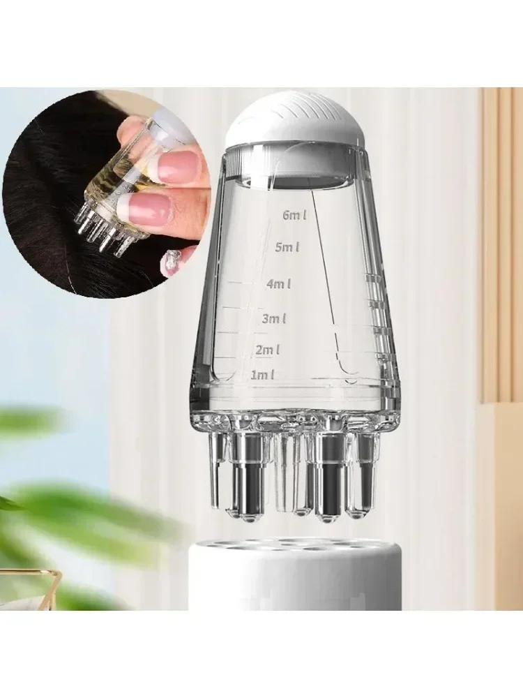 Mini Scalp Essential Oil Applicator Portable Massage Ball Massage Comb Hair Growth Liquid Applicator Fixed Dispensing Device