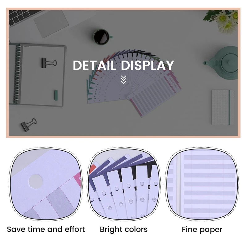 Expense Tracker Budget Vellen Met Gat 24 Stuks Losbladige Cash Geld Envelop Voor A6 Bindmiddel Portemonnee Zakken Planner