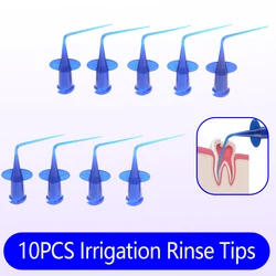 10PCS Dental Irrigation Rinse Tips Dentistry Tip Endo For Dental Injection Medicine Refill