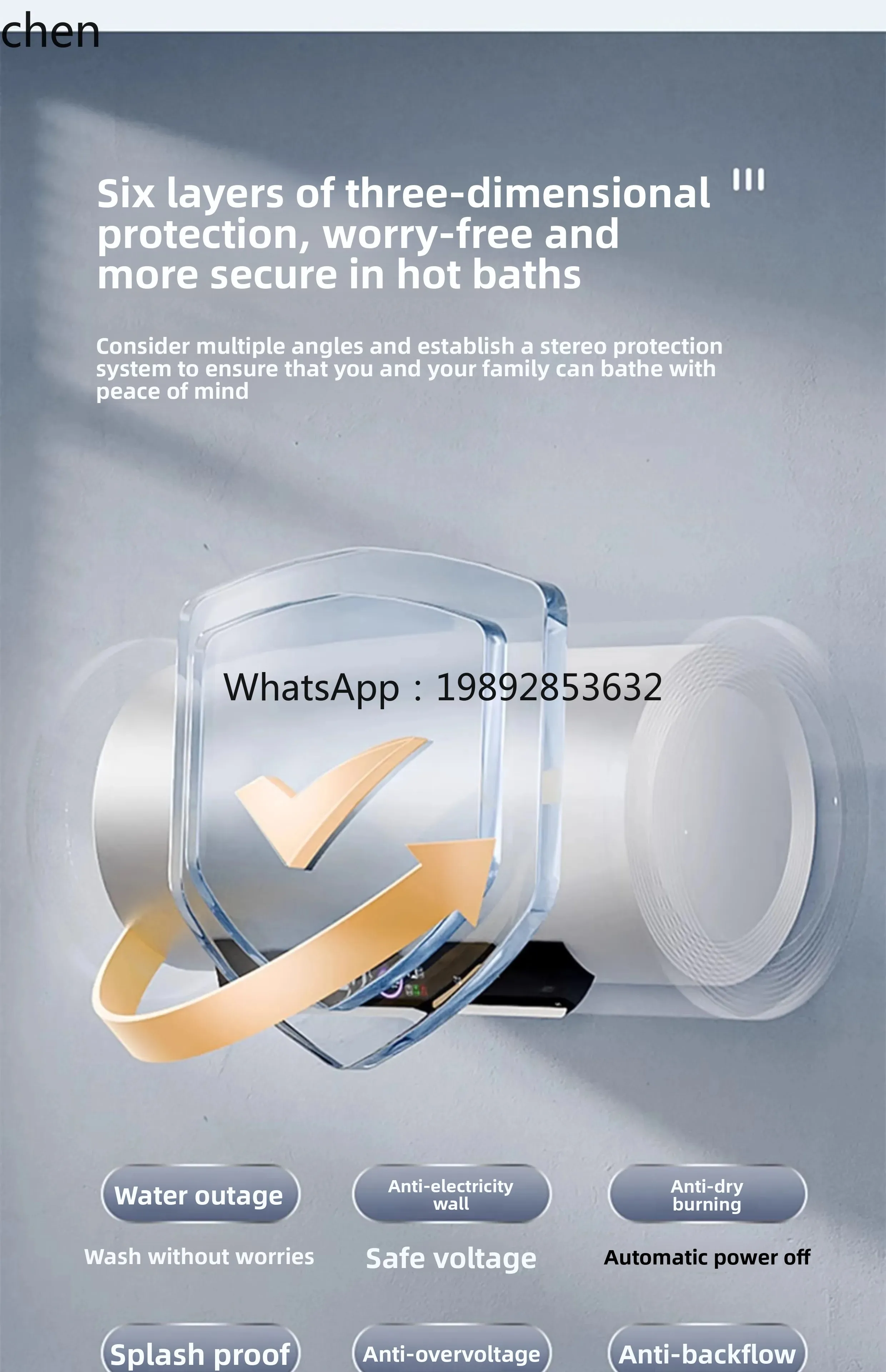 Электрический водонагреватель ZZ для домашней ванной комнаты, купания и купания, уровень 1, энергоэффективность, быстрый нагрев, двойная желчь для аренды