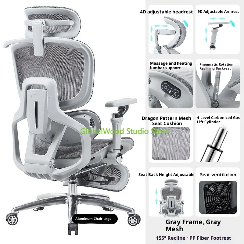 책상용 무중력 의자 게이밍 홈컴 높이 조절 의자 컴퓨터 게이밍 의자 편안한 의자 저렴한 가구 마갈루