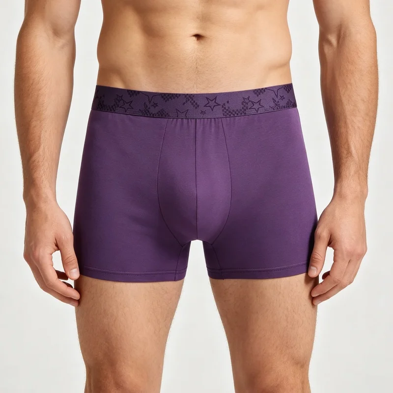 3-pack oversized underwear for men, plus fat and plus size, fat and flat cornered shorts, thin and slim four cornered shorts, an