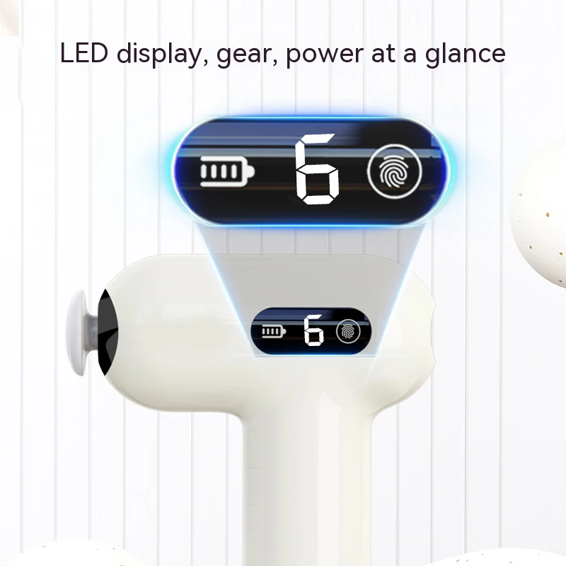 Pistolet Fascia de relaxation musculaire du corps, masseur électrique, écran tactile, vibration, odorde massage, qualité professionnelle, odorà membrane pour le cou