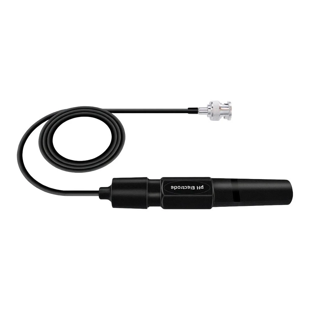 Acid Base 201H PH Electrode Probe BNC Connector Replacement Sensor For Water Quality Testing Aquaculture Fish Tank Pool Laborato