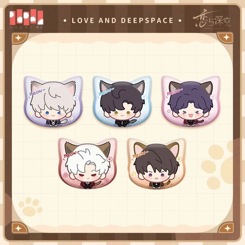 Presale Sunsyea Love and Deepspace Official Merch Original MHXN Badge Doll Sylus Xavier Caleb Rafayel Zayne