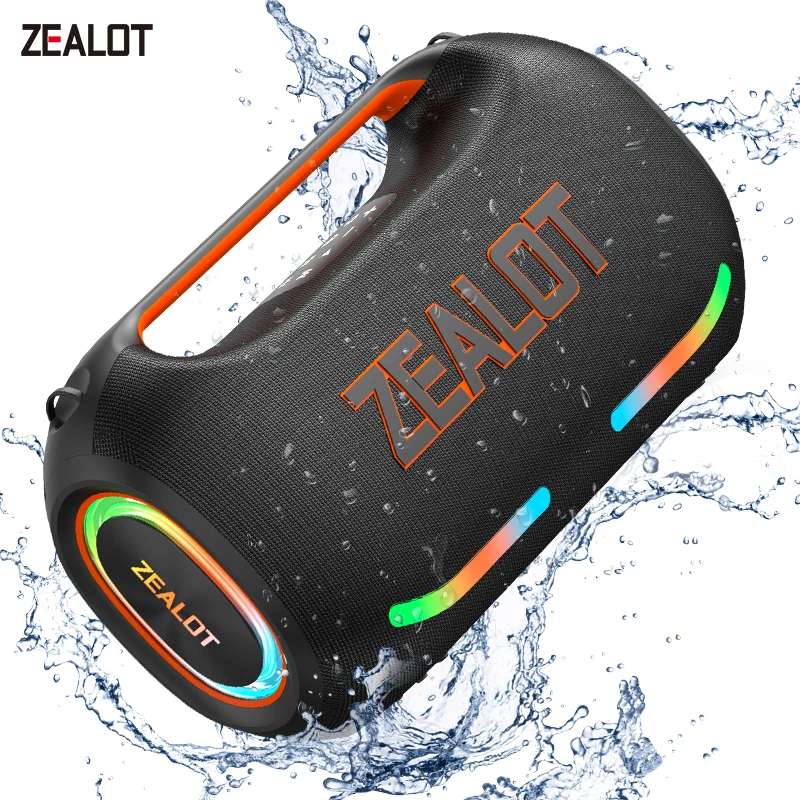 Powerful Waterproof Bluetooth Speaker with Wireless Subwoofer