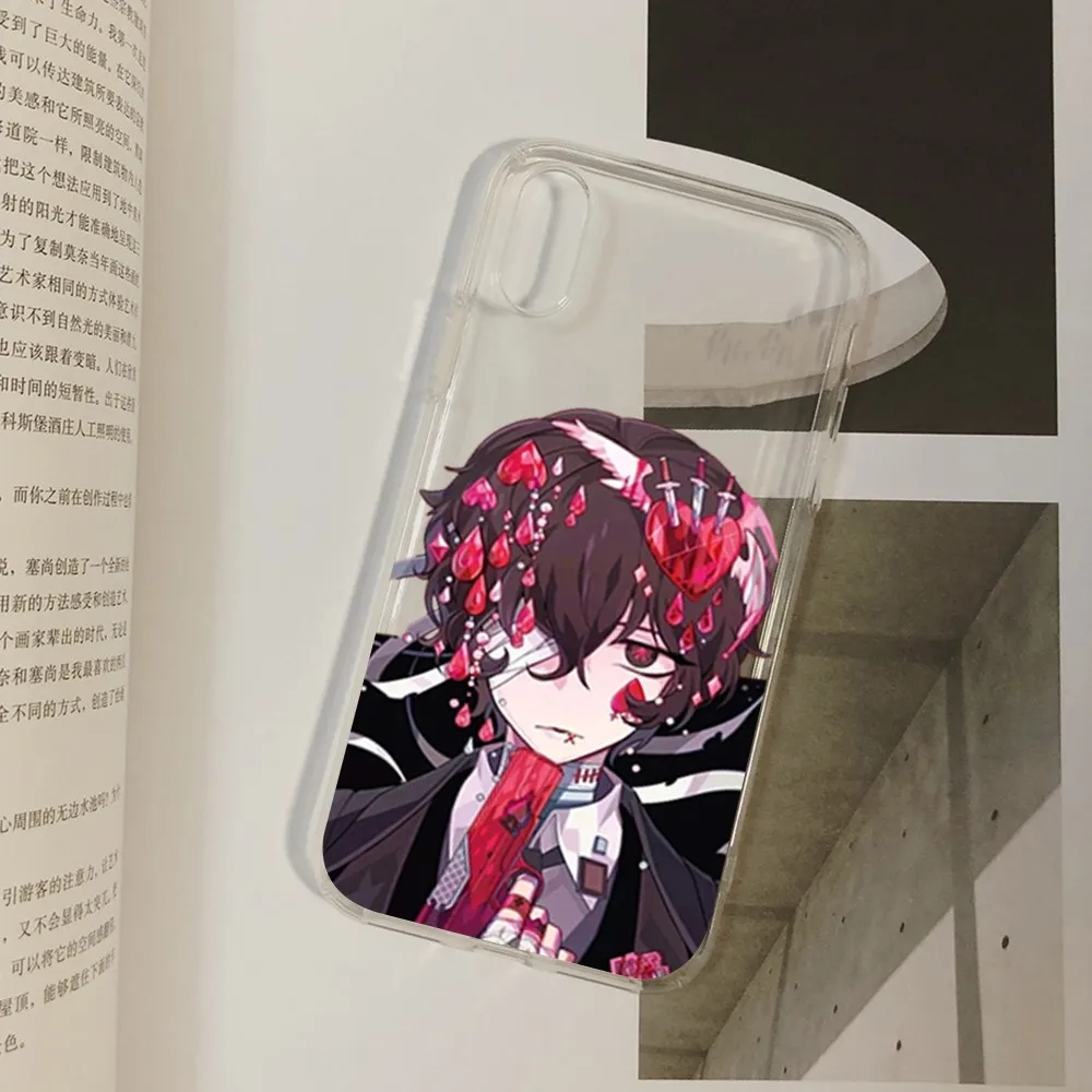 Anime Bungou Stray Dogs Dazai Osamu Phone Case For iPhone 13 14 Pro Max XS XR 12 11 Pro 13 Mini 6 7 8 Plus Soft Clear Back Cover