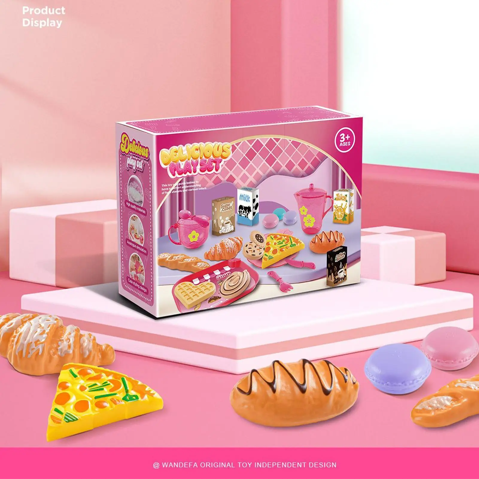 Zestaw do zabawy w herbata DIY, symulacja jedzenia, zabawki do zabawy w dom, kuchnia, popołudniowa herbata, prezenty, zabawki do udawania dla dzieci, dziewczynek, prezent