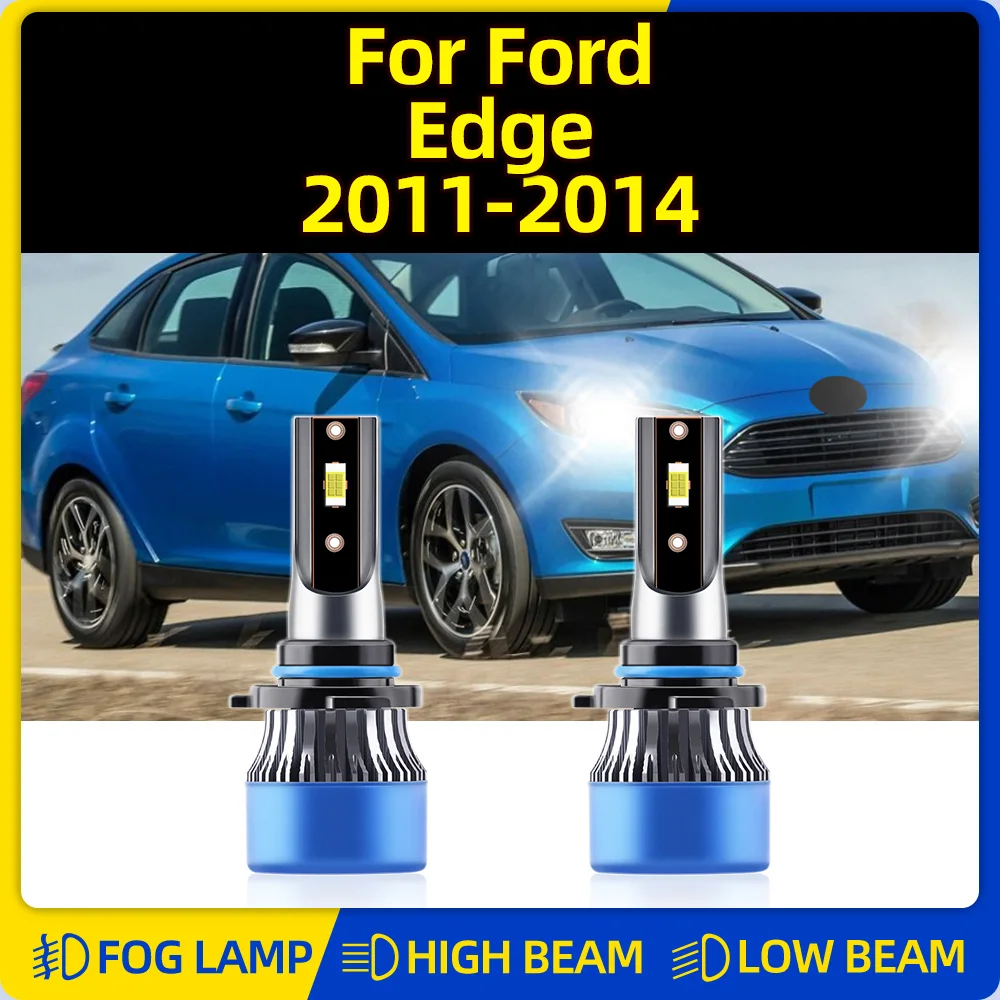 20000LM LED Headlight Bulbs 120W High Power Car Lights 6000K 9012 HIR2 Turbo Lamps 12V 24V For Ford Edge 2011 2012 2013 2014