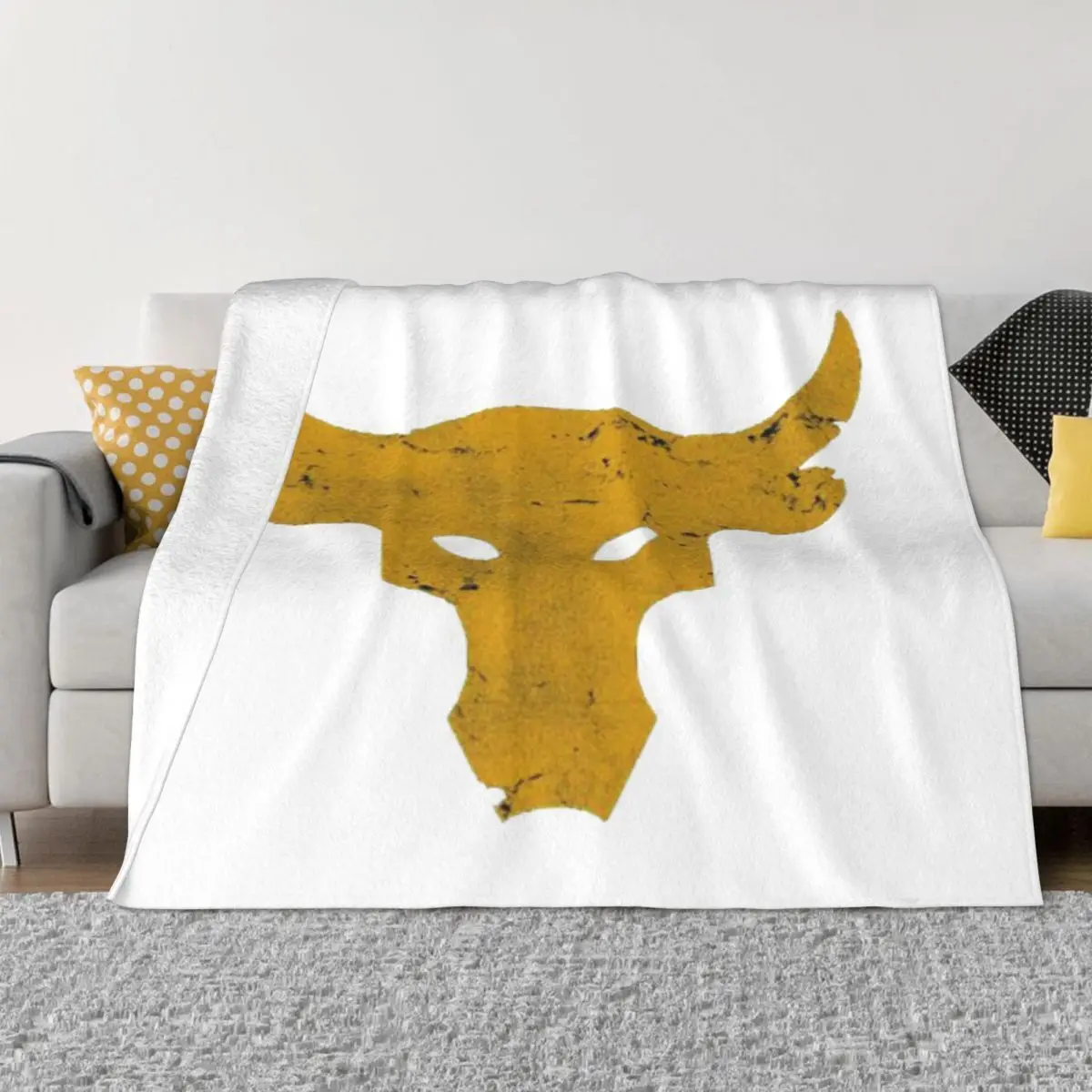 Brahma Bull 176 Home Throw Blanket Thin Wadding Blanket Throw Blanket