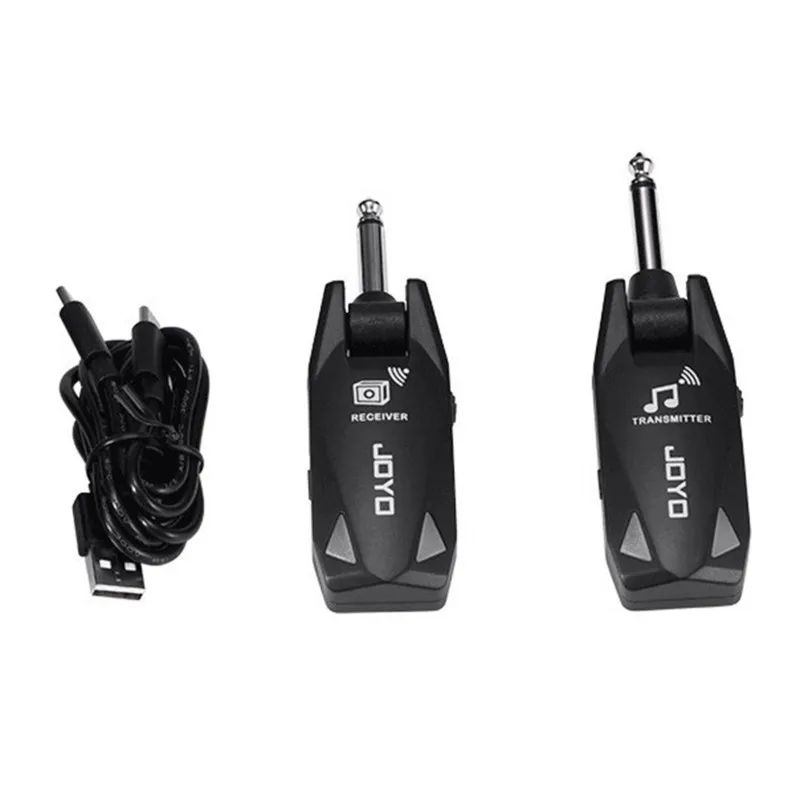 A61P JOYO JW-08 UHF Wireless Guitar System Wireless Guitar Transmitter Receiver with 6 Signal Channels for Electric Guitar