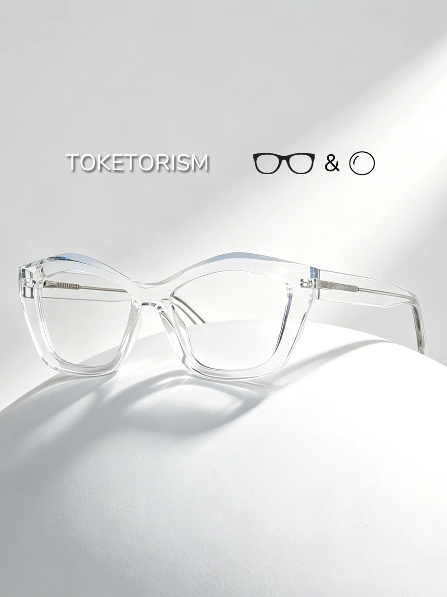toketorism-ファッション-uv400-女性用透明老眼鏡アンチブルーコンピュータアイウェア光学眼鏡フレーム