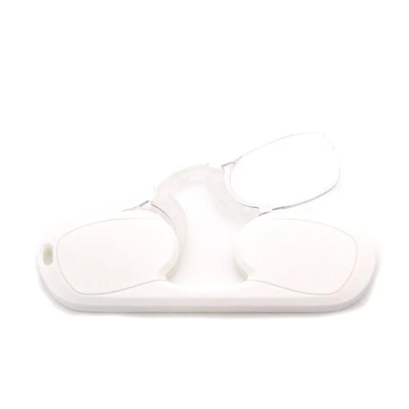 Fashion Nose Clip Reading Glasses Ultra Light and Convenient Mobile Phone Presbyopic Eyeglasses Retro Style HD Reading Eyewear
