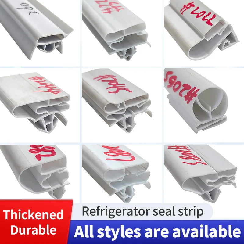 

2.5m Uncut delivery Slim Magnetic Refrigerator Seal - Compact Space Solution for Cold Leak Prevention