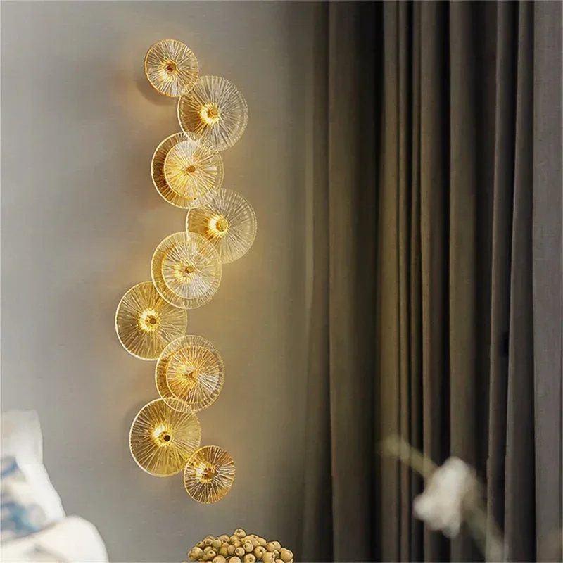 CEDRIC Postmodern Sconces Lamp Luxury Creative Round Design LED Indoor Light Fixtures Wall Mount