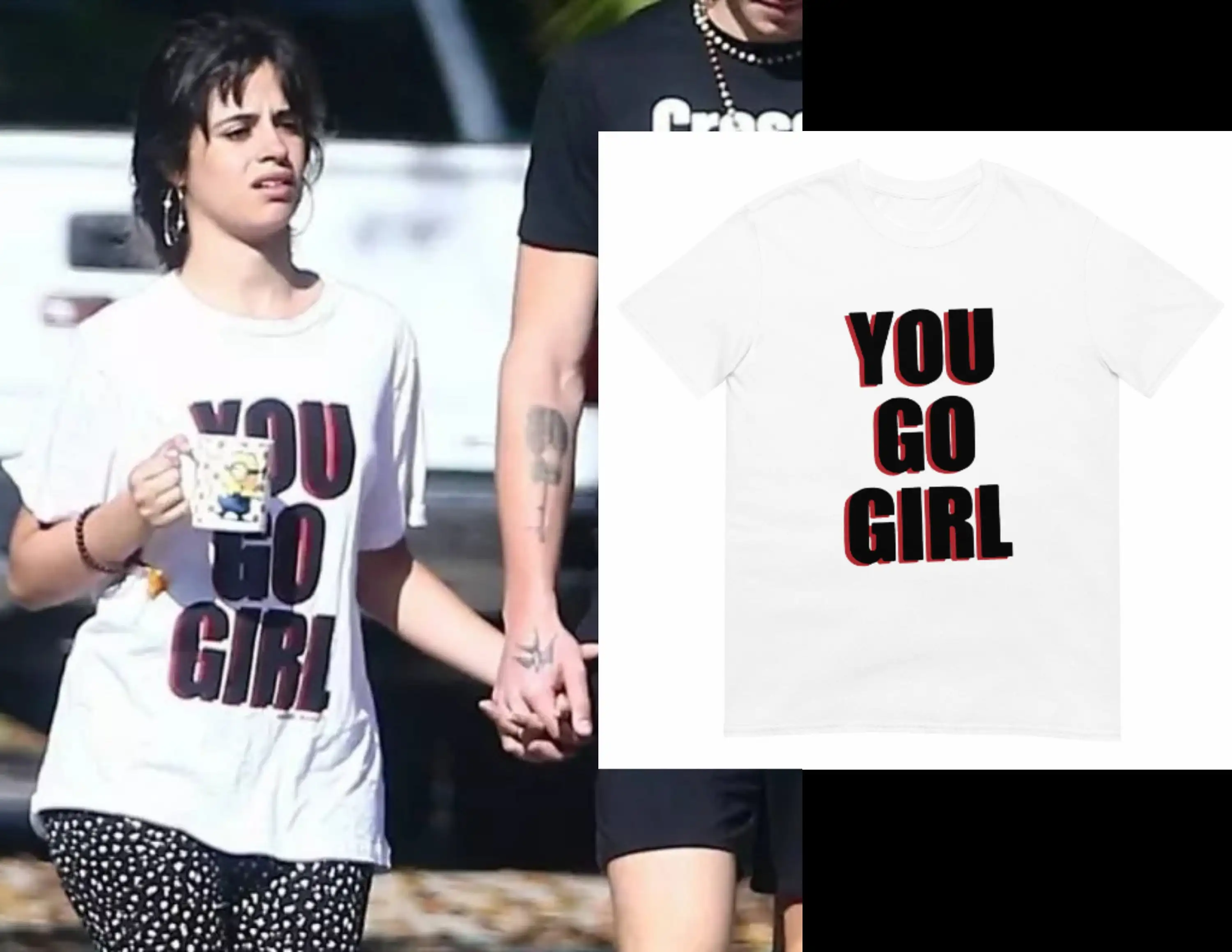 You Go Girl T-Shirt worn by Camila Cabello