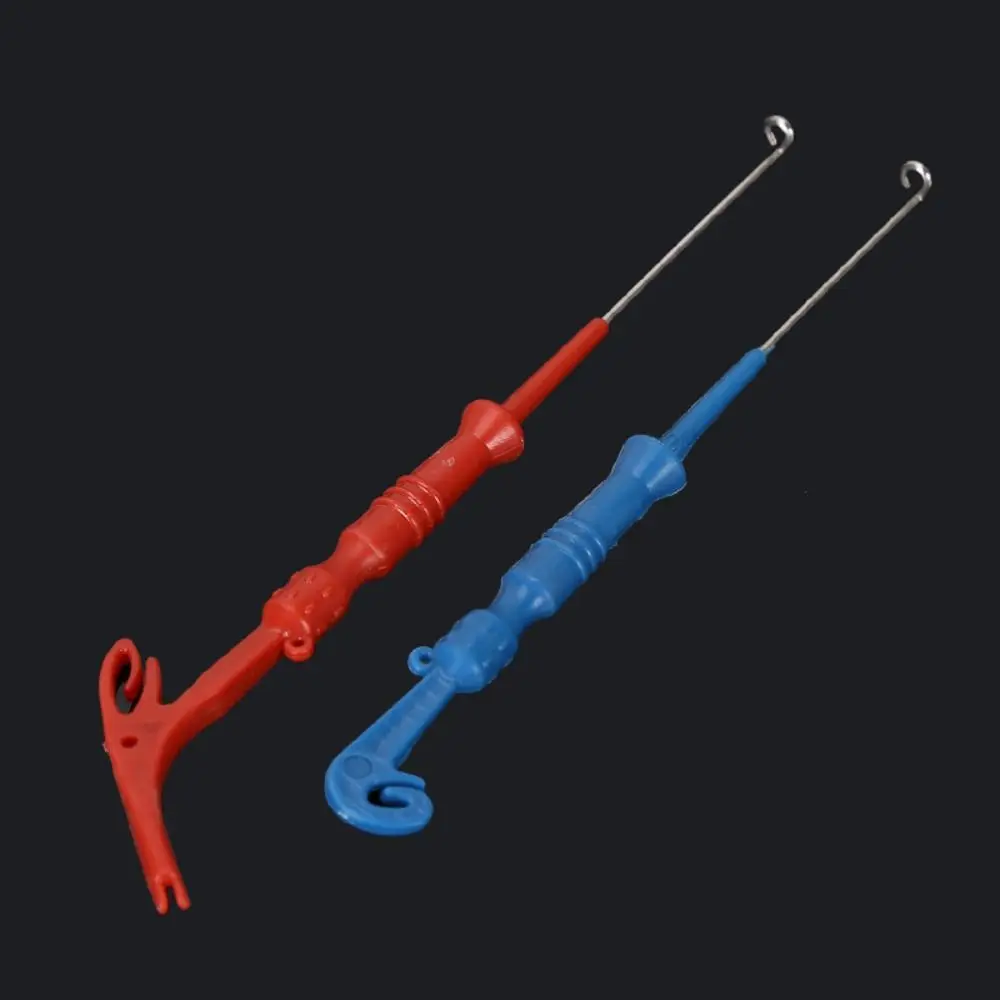 New 3 in 1 Fishing Hook Removal Fly Nail Knot Tying Tools Detacher Security Extractor Quick Knot Tackle Disgorger Steel