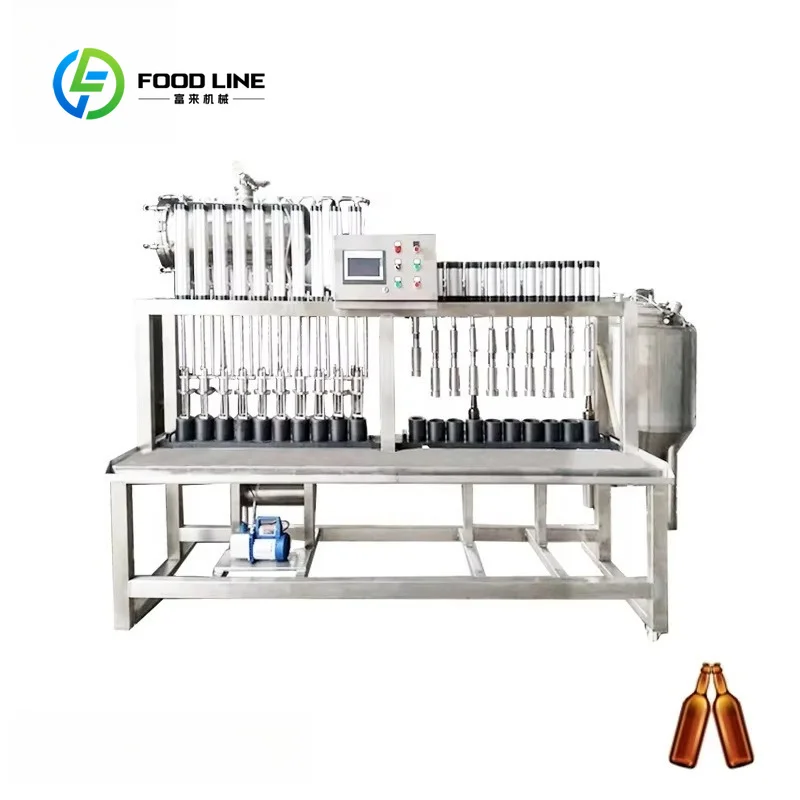 Customized 8 heads glass bottle beer filling machine drink bottling line filling equipment for brewery and beverage enterprises
