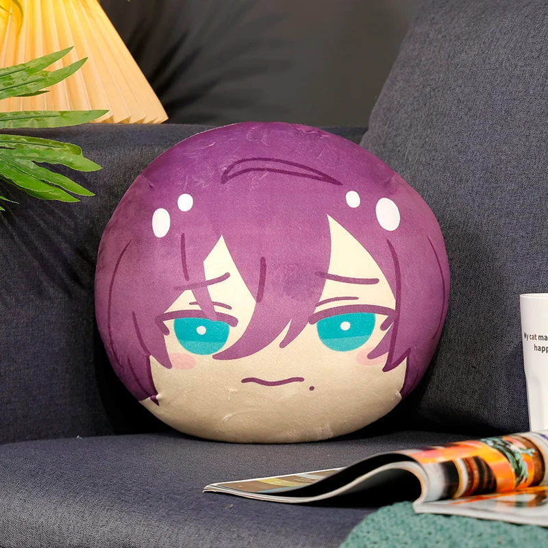 Ensemble Stars Sakuma Ritsu Omanjuu Plush Cushion Ayase Mayoi Game Character Soft Round Stuffed Pendant Kagehira Mika Itsuki Shu