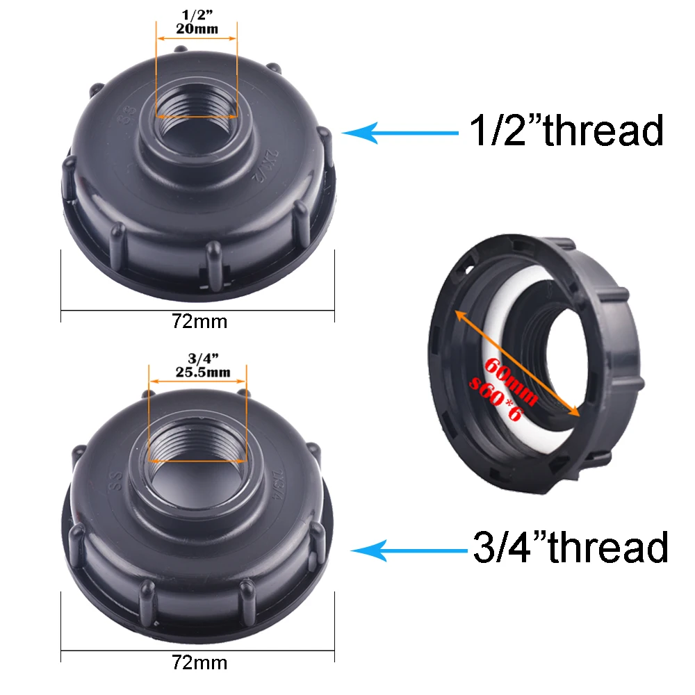 1/2 3/4 Inch Watering Irrigation Filter For IBC Ton Barrel Filter Ton Barrel Joint Garden Hose Connector Aquarium Pump Strainer
