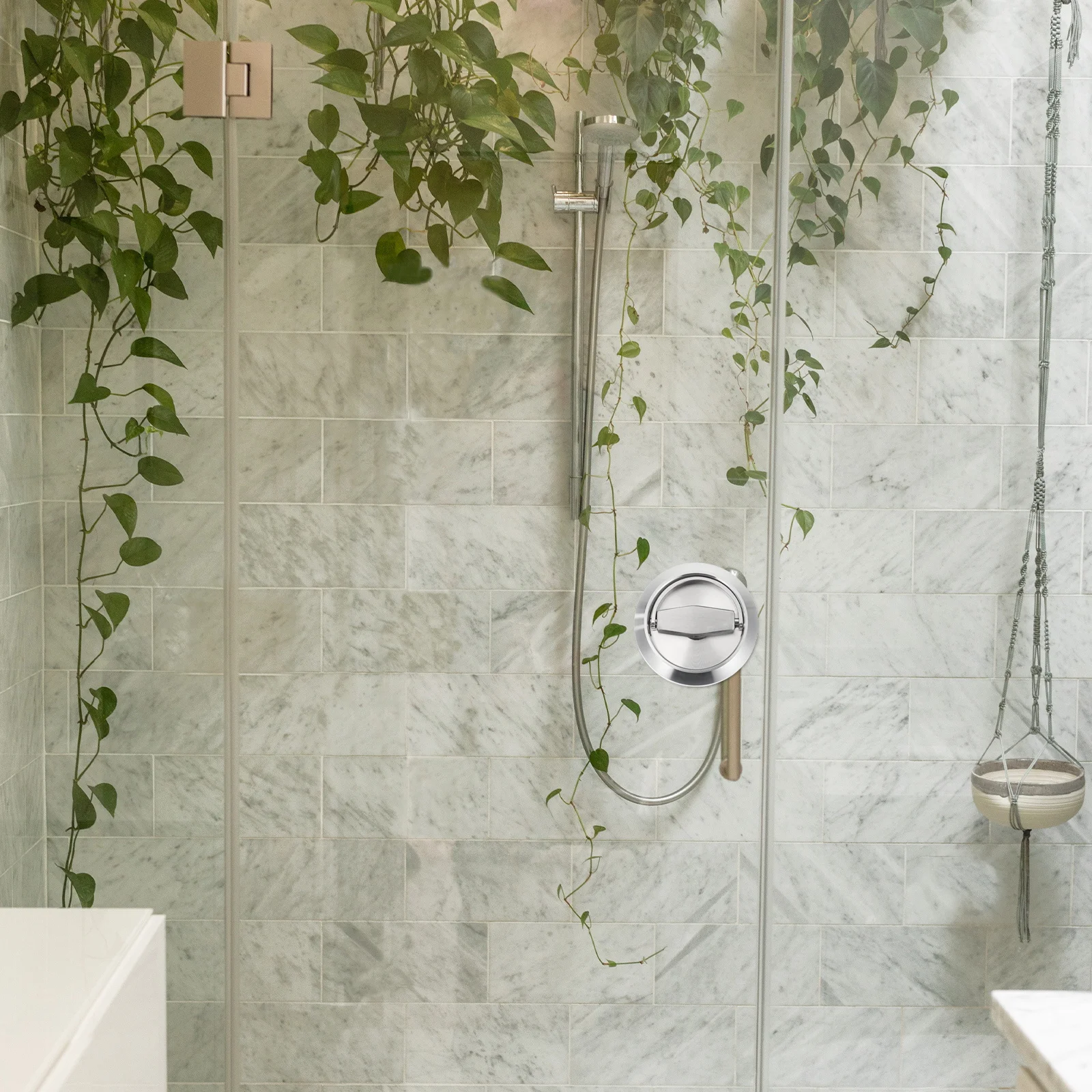 2 قطعة 304 الفولاذ المقاوم للصدأ حلقة سحب أقفال الأبواب راحة مقابض غير مرئية لانزلاق جيب الحظيرة أبواب المرآب خزانة سحب المقبض #4