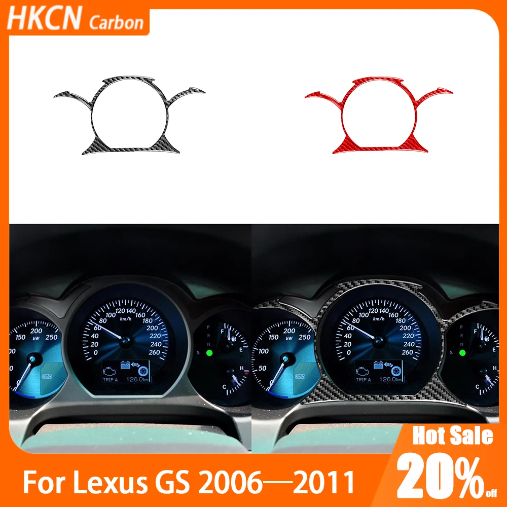 

Carbon Fiber Instrument Dashboard Panel Decal Car Accessories Interior Cover Trim Sticker Modification For Lexus GS 2006—2011