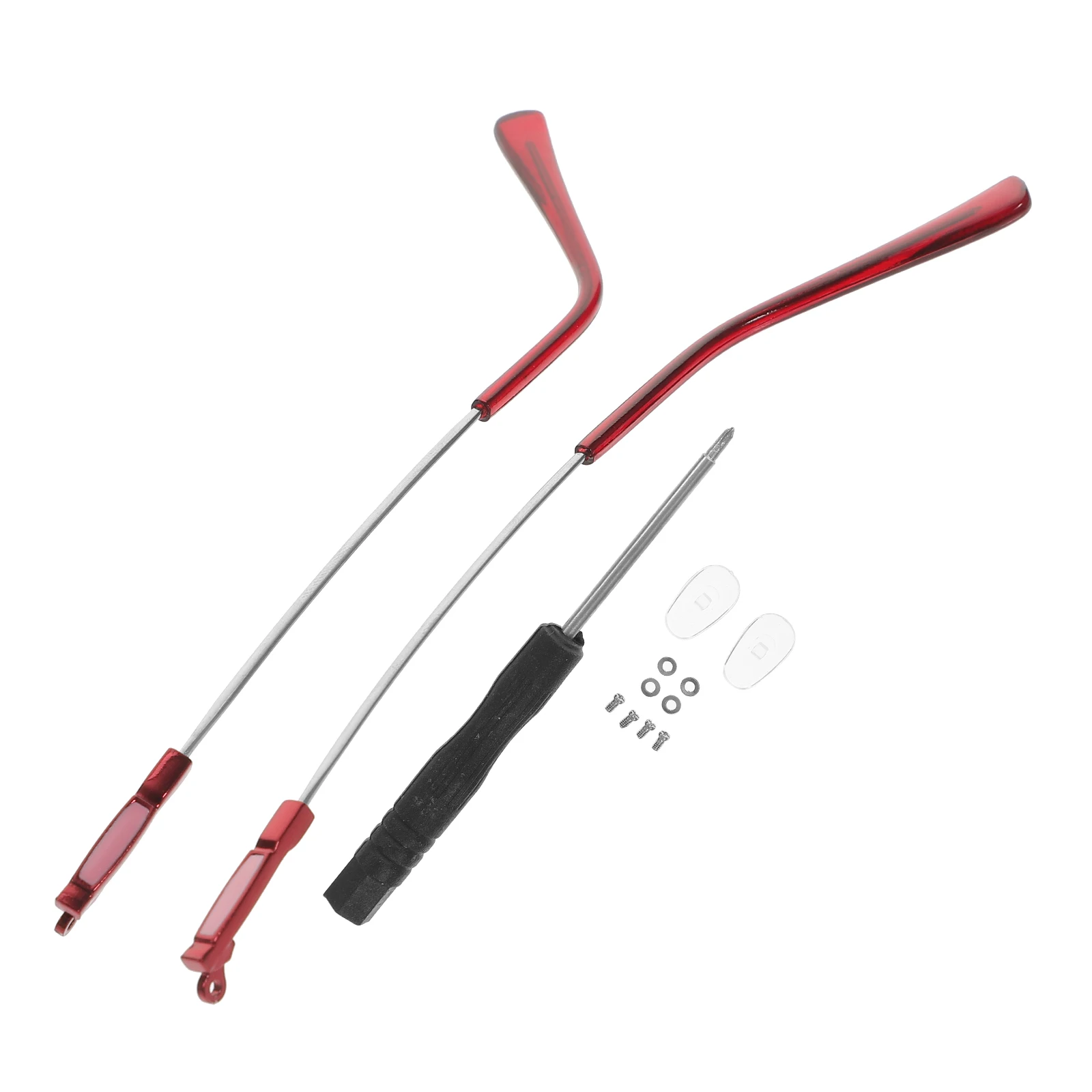 

Memory Leg Accessories Metal Eyeglasses Replacement Temples Durable Repair Parts Easy Install Universal Fit Glass Arm Kit