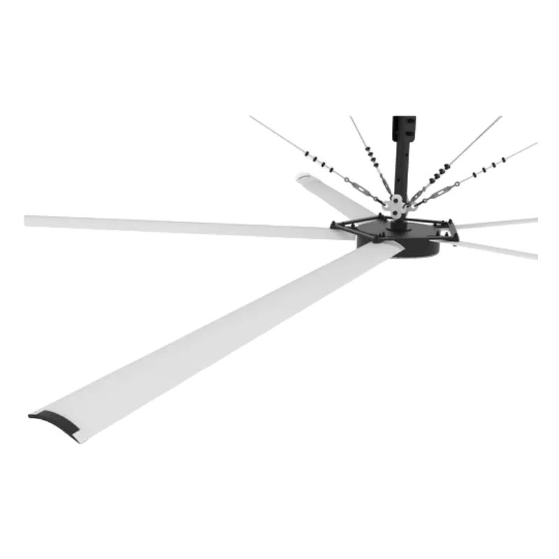 Hvls Industrial Ceiling Fan with Pmsm Motor Energy Saving 1.5kw Large Ventilation Equipment