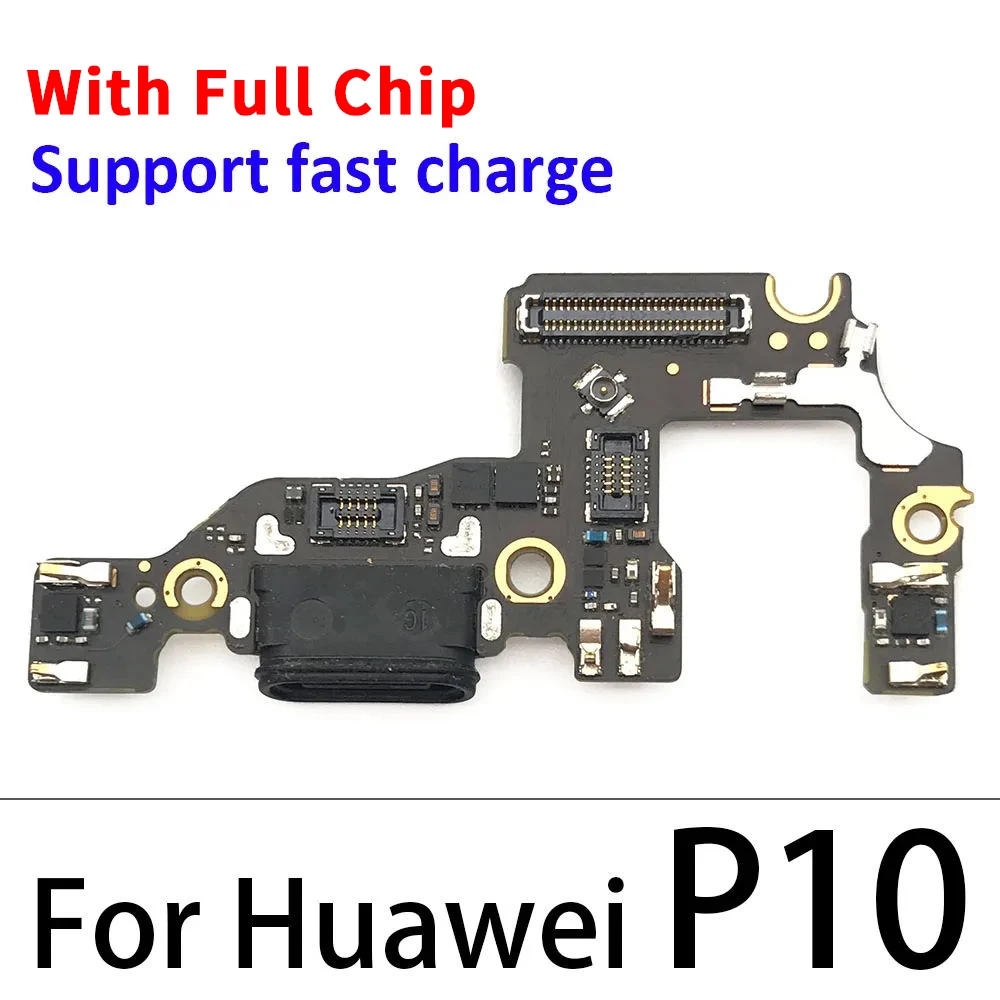 10Pcs，NEW USB fast Charging Port Dock Charger Plug Connector Board Flex For Huawei P10 P20 P30 Lite Plus Charging Board Module