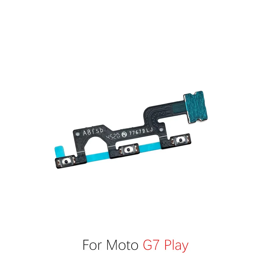 For Motorola G04 G5 G5Plus G6 G6Play G6Plus G7 G7Plus G7Play G7Power G10 G13 G14 G20 G30 Power Button volume Flex Cable OnOff
