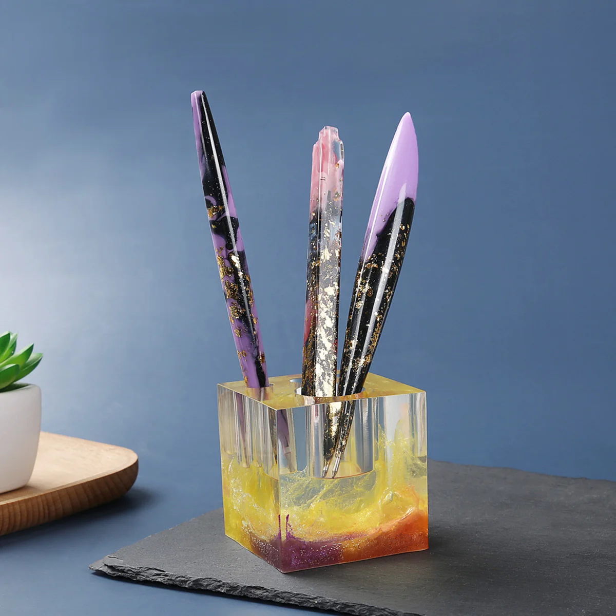 

Pen Mold Epoxy Resin Molds Ballpoint Making Supplies Crystal for Student Holder