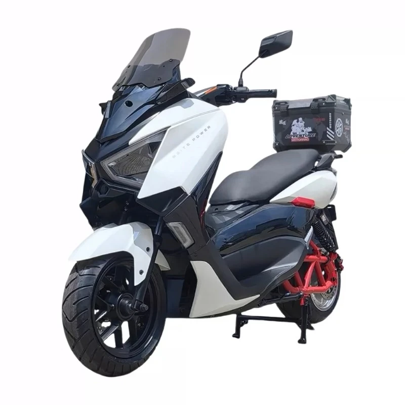 Electric vehicle high-speed electric motorcycle wide tire straddle high-power battery car 72v long-distance running king