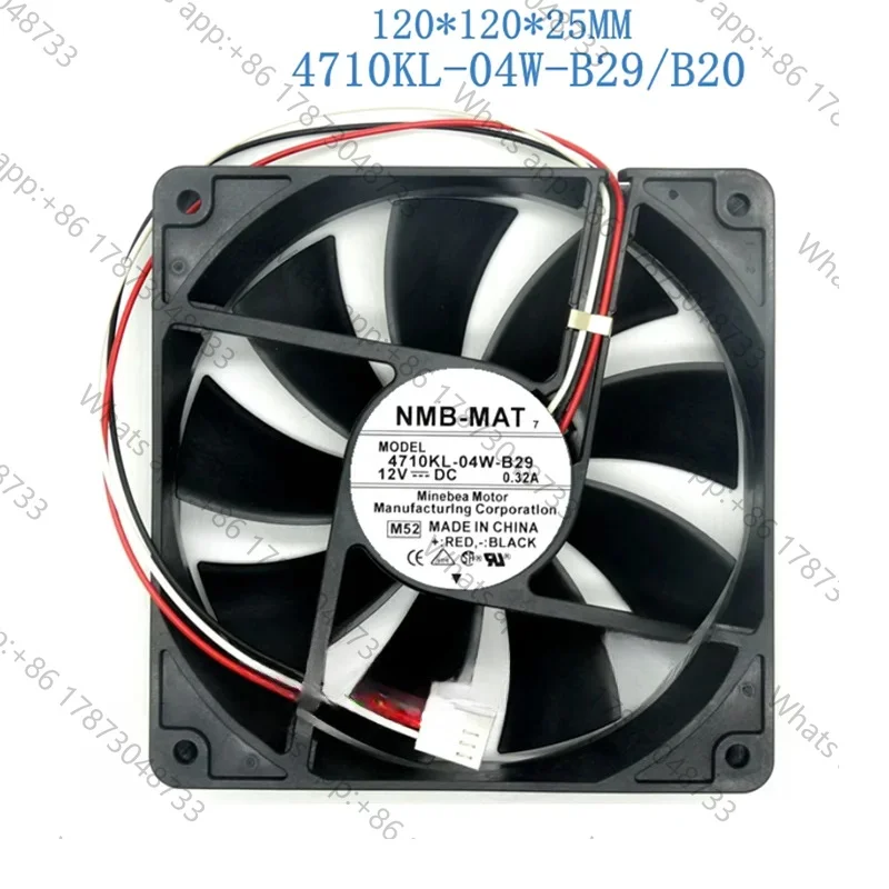 Tool PartsNew original fan for NMB 4710KL-04W-B29/B20 12V 0.32A 12025 12cm server chassis cooling fan