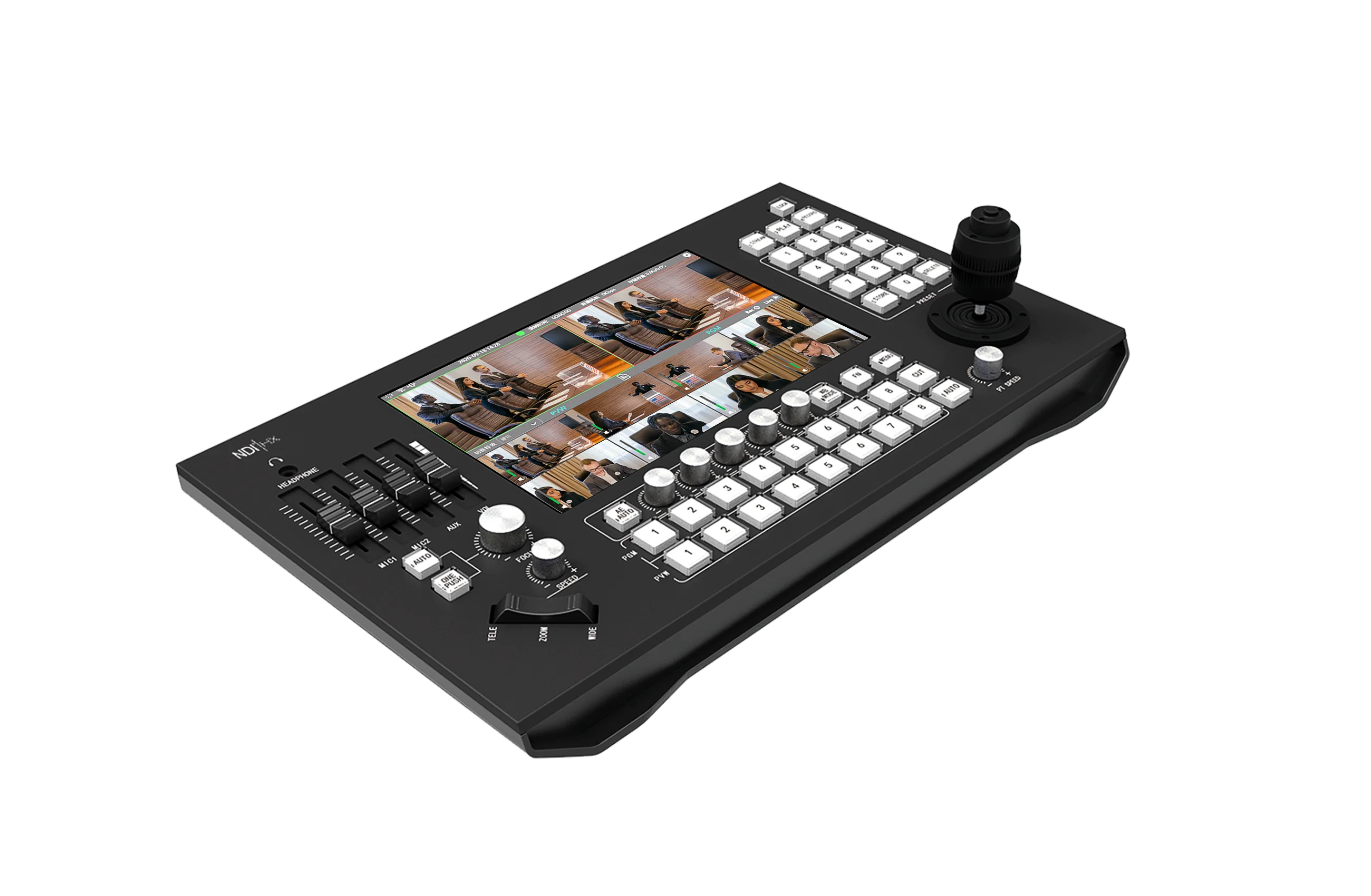 New  Conference Video PTZ  joystick live video control switcher controller broadcast  keyboard