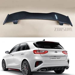 For KIA Ceed 2019 2018 2020 2021 2022 2023 Year Spoiler ABS Plastic Hatchback Roof Rear Wing Body Kit Accessories