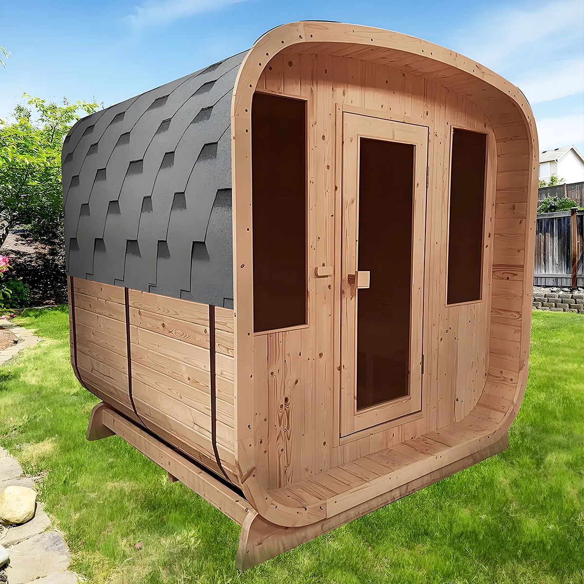 Multifunctional Sauna Para Casa Sauna 8kw Outdoor Sauna Proof Speaker Room For Home Use