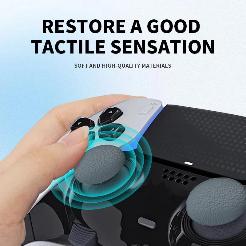 10-in-1 พลาสติก Thumbstick จอยสติ๊กสําหรับ PS5 Edge Controller Analog จอยสติ๊ก 6 Swap Stick 4 Paddle และ D-Pad อุปกรณ์เสริม