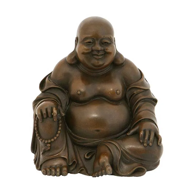 Custom Home Desktop Decor Brass Meditation Buddha Statue Small Size