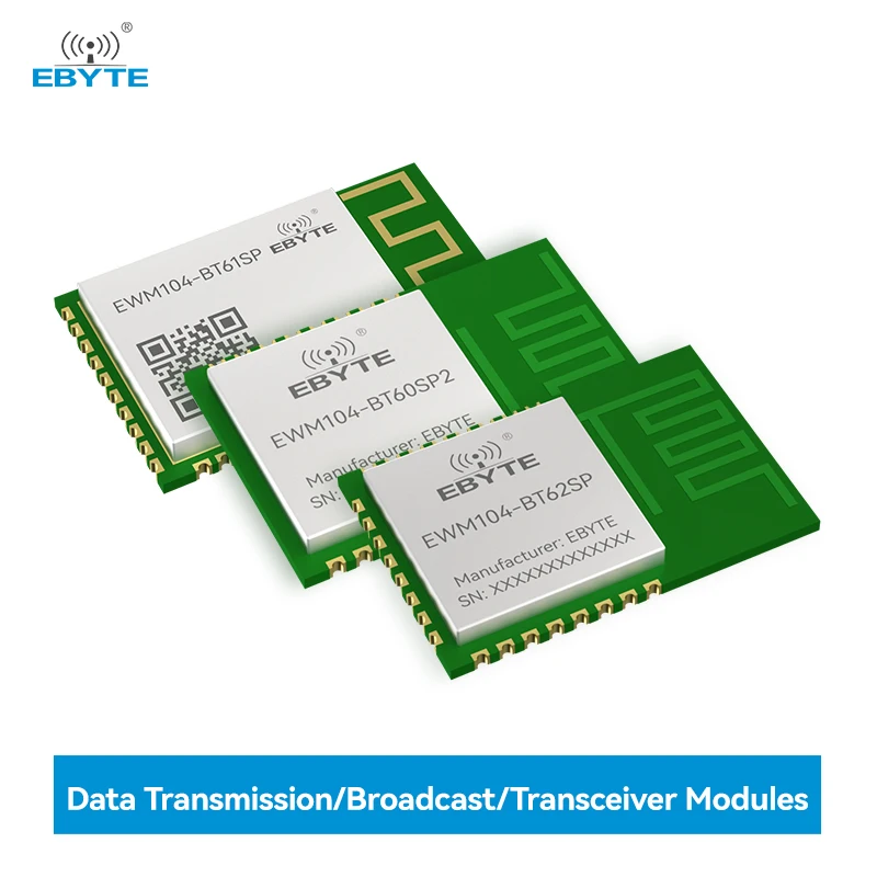 BLE Audio Wireless Module Data Transmission BLE5.2 BR/EDR Dual-Mode EBYTE EWM104-BT60/BT61 Series AAC SBC UART PCB